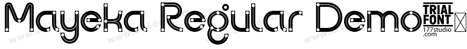 Mayeka Regular Demo字体转换
